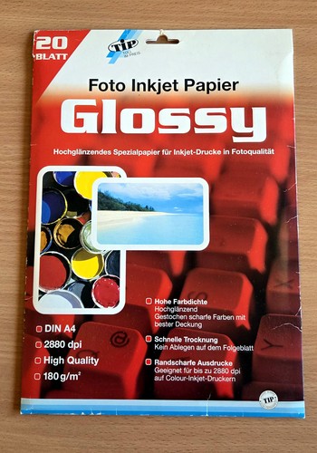 Fotopapier inkjet 180g 20 - fotopapier,