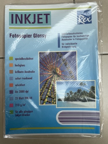 Inkjet fotopapier glossy - fotopapier,