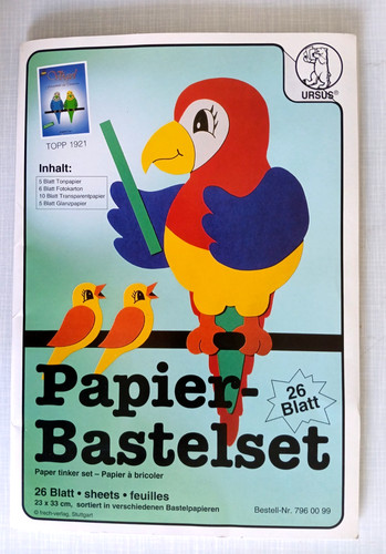 Bastelpapier set blatt neu - set,