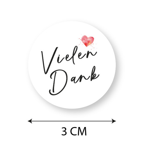 Glanzpapier sticker vielen - sticker,