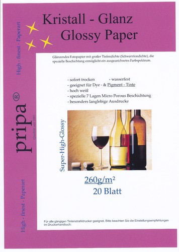 Blatt fotopapier - 20,