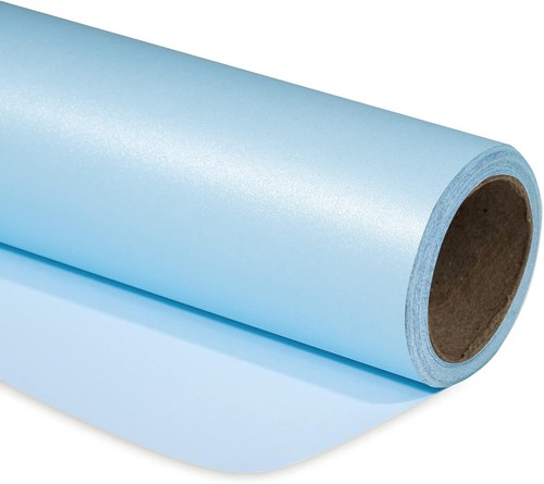 Geschenkpapier blau matt - geschenkpapier,