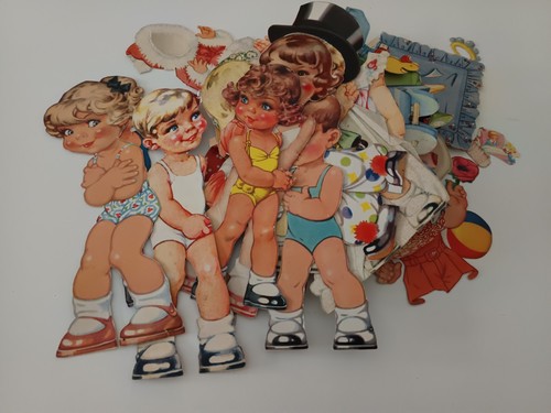 Vintage papierpuppen - vintage,